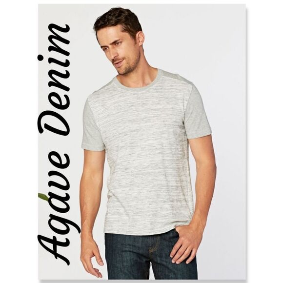 NWT Agave Denim CHUCK SHORT SLEEVE CREW - Picture 1 of 13